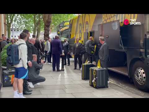 ¡ASÍ LLEGÓ EL BORUSSIA DORTMUND A LONDRES PARA LA FINAL DE CHAMPIONS LEAGUE!