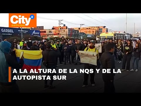 La movilidad colapsó en varias zonas de Bogotá debido a una nueva jornada de bloqueos | CityTv
