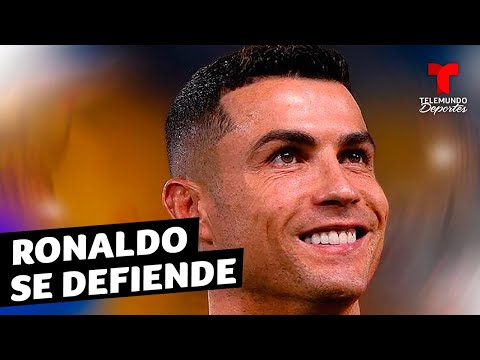 Cristiano Ronaldo se defiende por presunto gesto obsceno | Telemundo Deportes