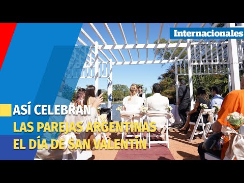 Parejas argentinas realizan sus bodas en lugares de ensueño para celebrar San Valentín