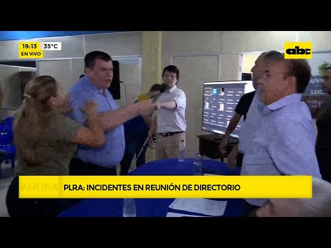 Dionisio Amarilla protagoniza incidentes para evitar que continúe sesión del directorio del PLRA