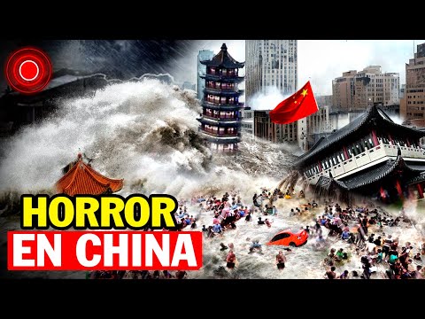 Mira como un Diluvio sumerge China, mas de 100,000 personas evacuan, señales del cielo