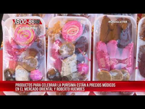 Productos para celebrar la Purísima a precios módicos en Managua - Nicaragua
