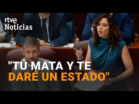 ESTADO PALESTINO: Isabel Díaz AYUSO acusa a la IZQUIERDA de AYUDAR a HAMÁS como a ETA | RTVE