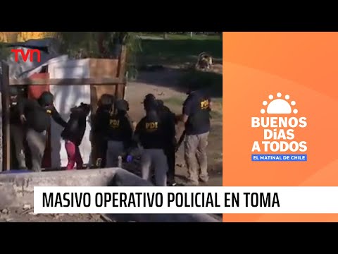 Con 800 efectivos: Masivo operativo policial en toma de Cerrillos | Buenos días a todos