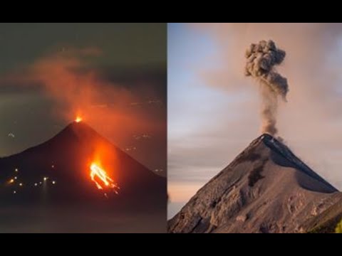 Leve incremento de actividad de volcán de Pacaya