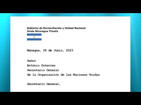 Nicaragua reitera denuncia por incumplimiento de sentencia hace 37 años