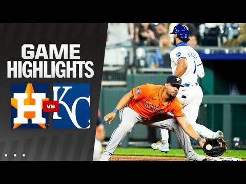 Astros vs. Royals Game Highlights (4/10/24) | MLB Highlights