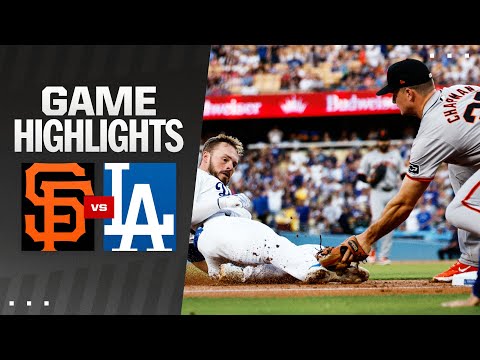 Giants vs. Dodgers Game Highlights (7/23/24) | MLB Highlights