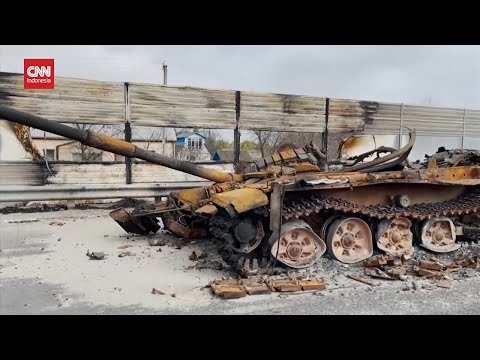 🔴Bangkai Tank dan Kendaraan Tempur Bertebaran di Dekat Kota Kyiv
