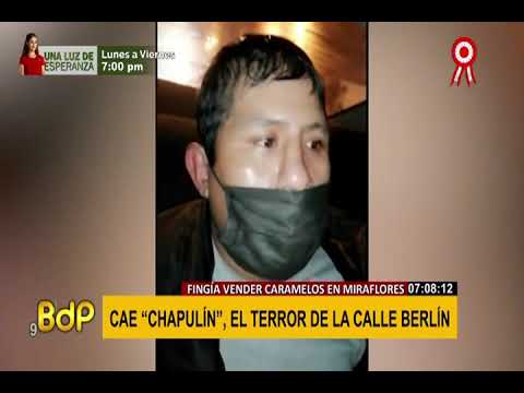 Miraflores: Capturan a ladrón de celulares alias “Chapulín” (2/2)