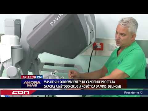 Mas de 500 sobrevivientes de cáncer de próstata gracias a método Cirugía Robótica Da Vinci del Homs