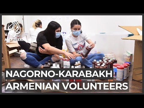 Nagorno-Karabakh conflict: Armenians step up to volunteer