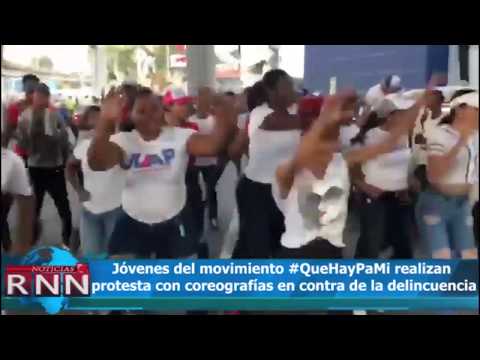 Jóvenes del movimiento #QueHayPaMi realizan protesta con coreografías