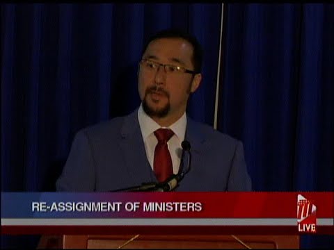 Ministers Reassigned - Stuart Young Takes Up Energy, Fitzgerald Hinds Now National Security Minister