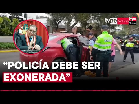 Policías que causen lesiones a delincuentes deben ser exonerados de sanción penal, señala Arévalo