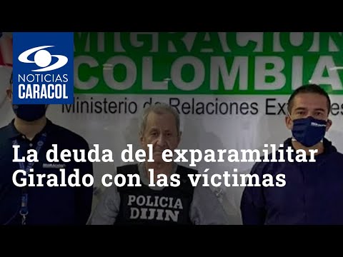 La deuda del exparamilitar Hernán Giraldo con las víctimas que lo podría sacar de Justicia y Paz