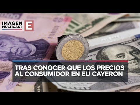 El peso se fortalece tras dato de inflación en EU