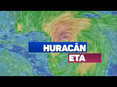 Avance del huracán ETA en Nicaragua