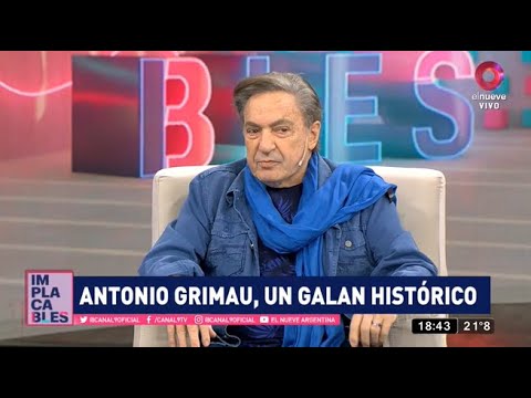 Antonio Grimau: Jamás pensé que iba a interpretar a mi ídolo de la juventud, Sandro | #Implacables