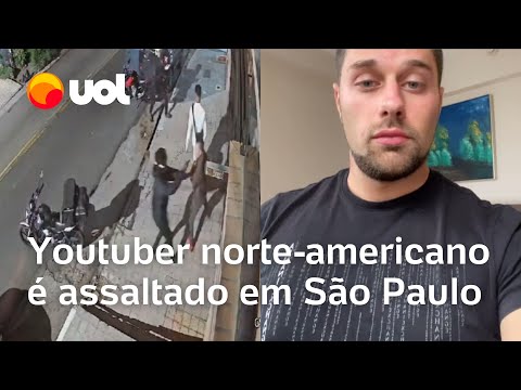 Youtuber norte-americano é assaltado à mão armada em São Paulo; vídeo