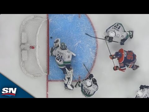 Lengthy Review Upholds Arturs Silovs Goal-Line Save vs. Oilers