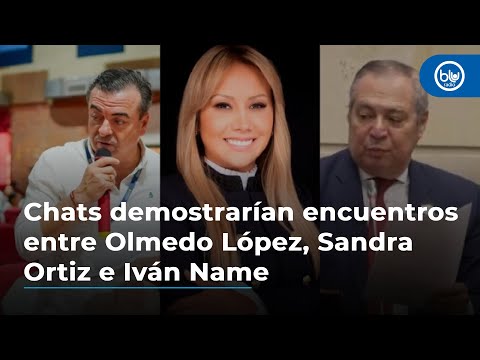 Chats demostrarían encuentros en el Tequendama entre Olmedo López, Sandra Ortiz e Iván Name