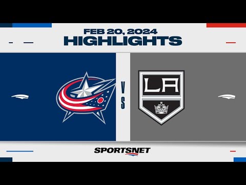 NHL Highlights | Blue Jackets vs. Kings - February 20, 2024
