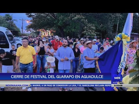 Cierre del Festival Nacional de la Can?a de Azu?car y el Guarapo en Aguadulce