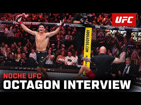 Santiago Luna Octagon Interview | Noche UFC
