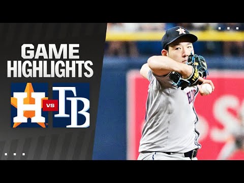 Astros vs. Rays Game Highlights (8/13/24) | MLB Highlights