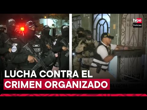 Gobierno transfiere S/ 14.5 millones para lucha contra el crimen organizado