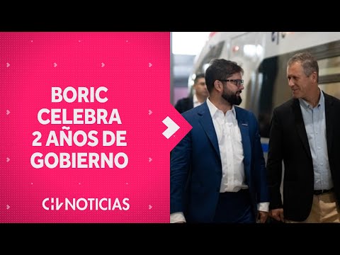 Pdte. Boric celebró 2 años de gobierno con inauguración de tren rápido entre Santiago y Talca