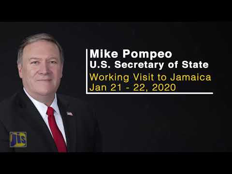 Mike Pompeo   Visits Jamaica 2020 1