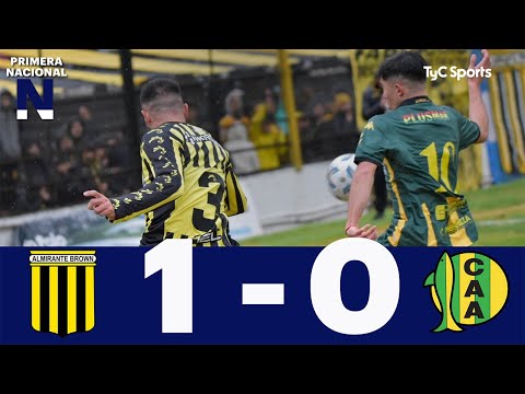 Almirante Brown 1-0 Aldosivi | Primera Nacional | Fecha 24 (Zona B)