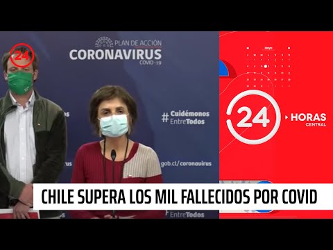 Chile supera la barrera de los mil fallecidos por COVID-19