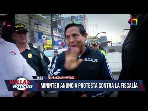 Willax Noticias Edición Central - JUN 14 - MINITER ANUNCIA PROTESTA CONTRA LA FISCALÍA | Willax
