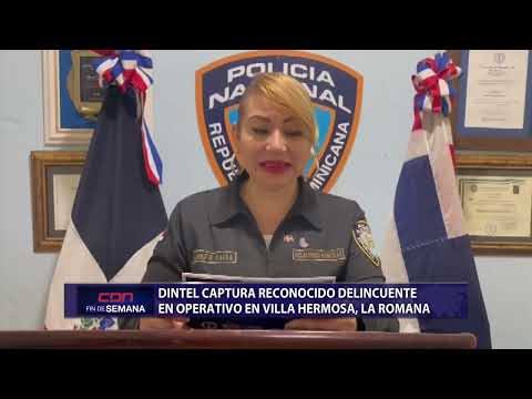 Dintel captura reconocido delincuente en operativo en Villa Hermosa, La Romana