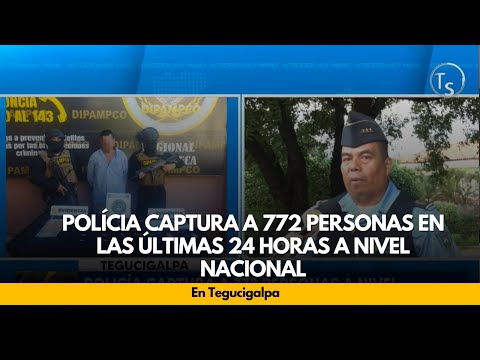 Polícia captura a 772 personas en las últimas 24 horas a nivel nacional