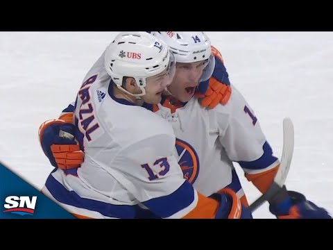 Islanders Bo Horvat Wires Home One-Timer vs. Hurricanes