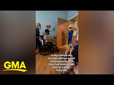 Viral video of brother's last days in hospice bring smiles to family after his death