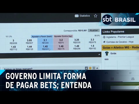 Governo proíbe pagamento de apostas com dinheiro e outras formas | SBT Brasil (18/04/24)