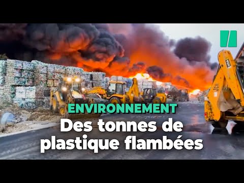En Croatie, un dépôt de plastique détruit dans un gigantesque incendie aux fumées toxiques
