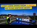 Punkty karne znowu wane 12 miesicy