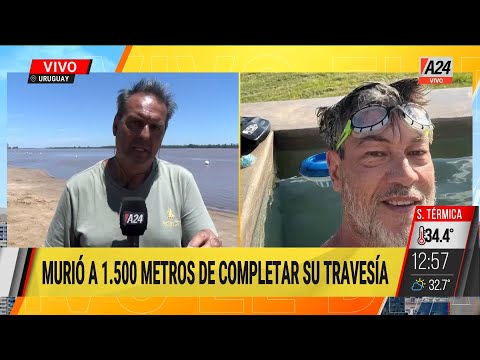 Un médico uruguayo murió cuando cruzaba a nado el Río de la PLata