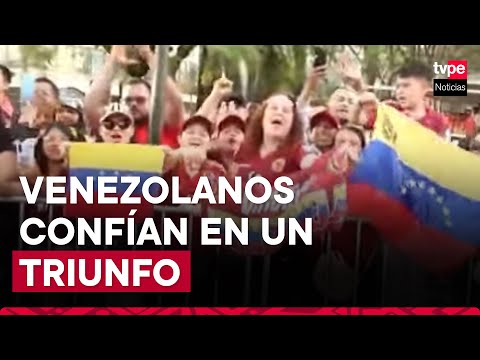 Perú vs. Venezuela: hinchas de la Vinotinto confiados en triunfo de su selección
