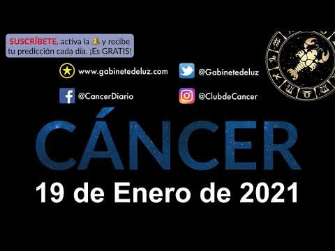 Horóscopo Diario - Cáncer - 19 de Enero de 2021.
