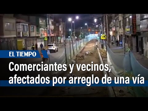 Inseguridad y negocios al borde de la quiebra, por obra vial en barrio Eduardo Santos | El Tiempo