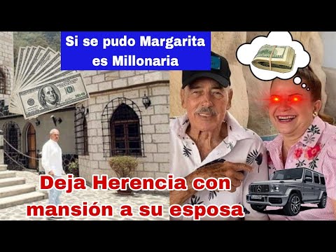 Andrés García deja en el testamento millonaria herencia a su esposa Margarita Portillo
