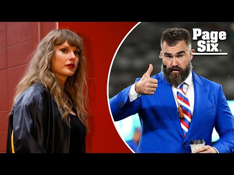 Taylor Swift & Jason Kelce share a hug at Chiefs game after he defended her in ‘heated’ interaction